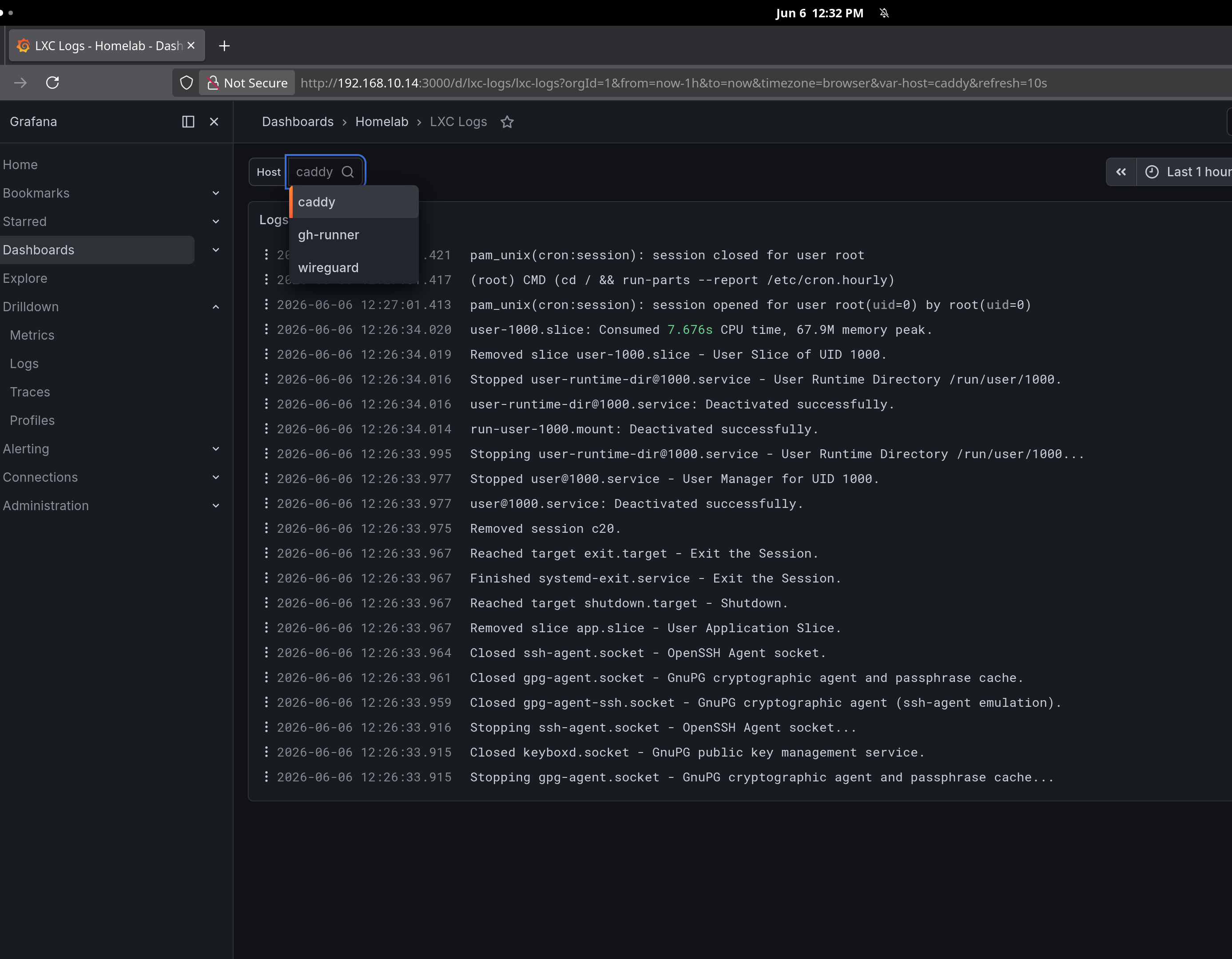Grafana & Loki - Centralized log observability